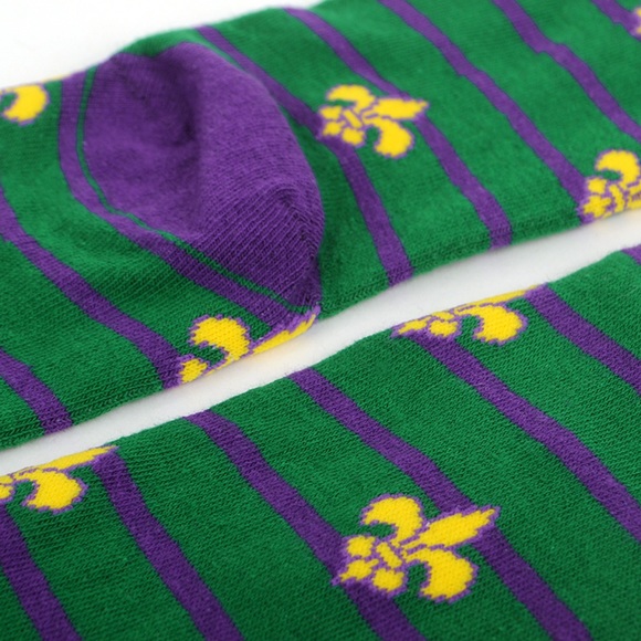 Crew Socks -Fleur de lis -NWT - Picture 4 of 5